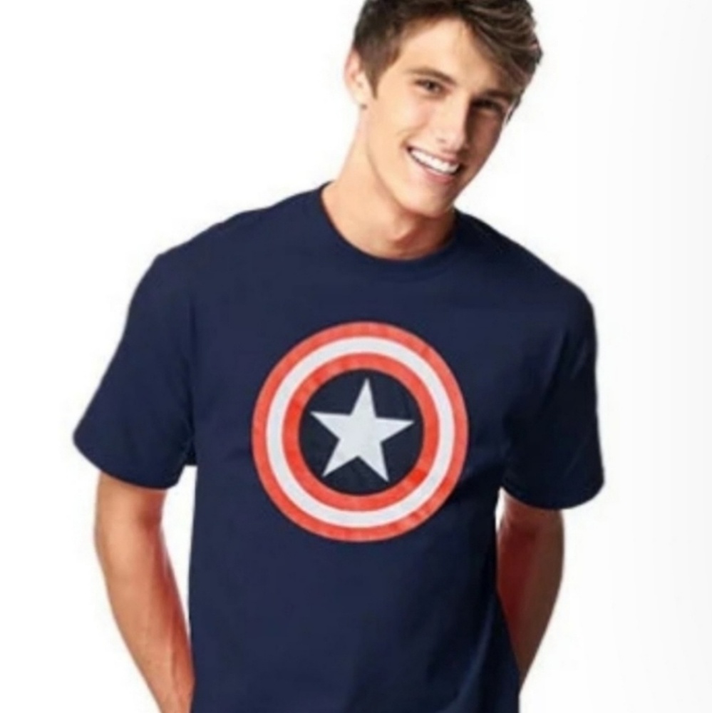 Marvel Captain America's shield Graphic Tee Shirt - Picture 2 of 5